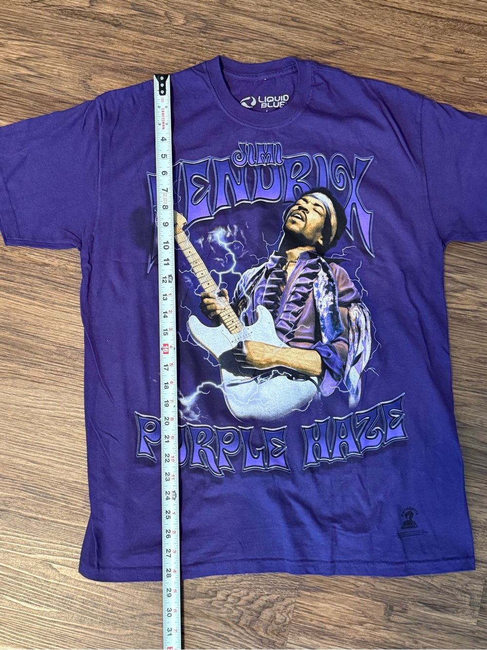 Liquid Blue Jimi Hendrix Purple Haze Graphic Tee in Size L - NWOT - Picture 7 of 7